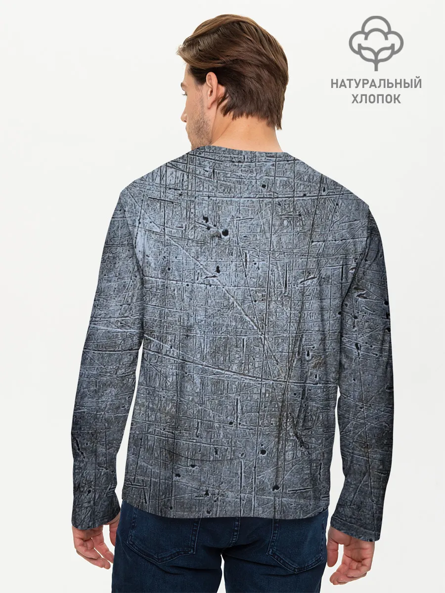 Мужской лонгслив базовый / Barcelona