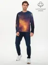 Мужской лонгслив базовый / Космос