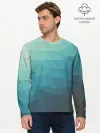 Мужской лонгслив базовый / Геометрия