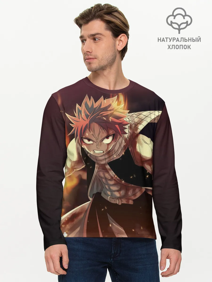 Мужской лонгслив базовый / Нацу Хвост Феи