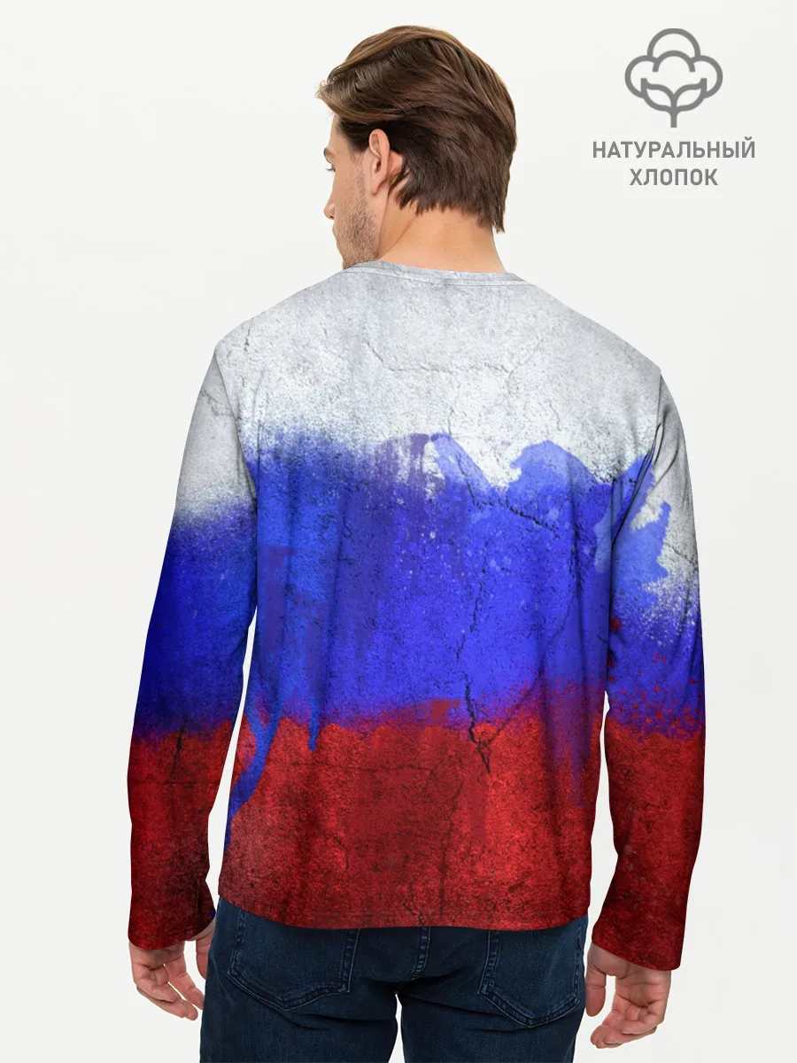 Мужской лонгслив базовый / Медведь