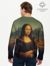 Мужской лонгслив базовый / Леонардо да Винчи - Мона Лиза