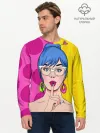 Мужской лонгслив базовый / POP ART