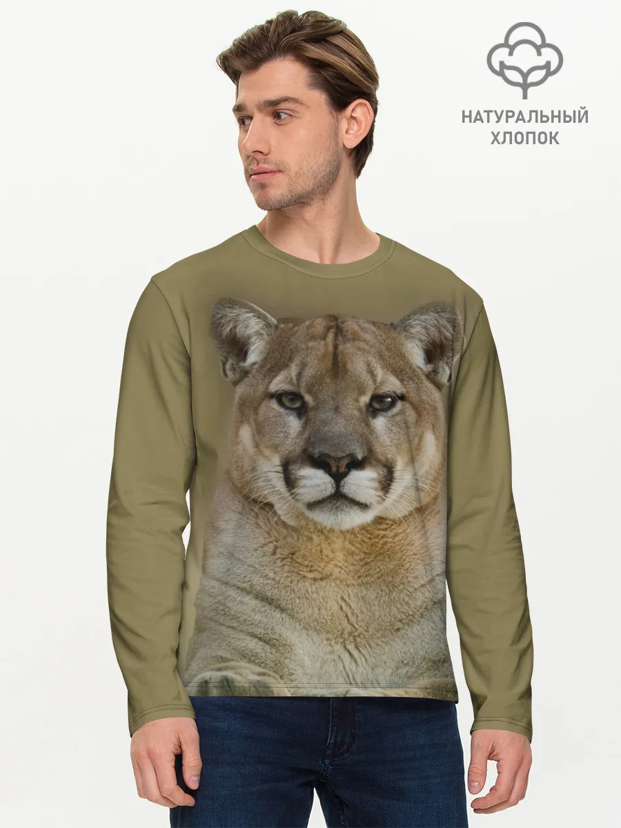 Мужской лонгслив базовый / Пума