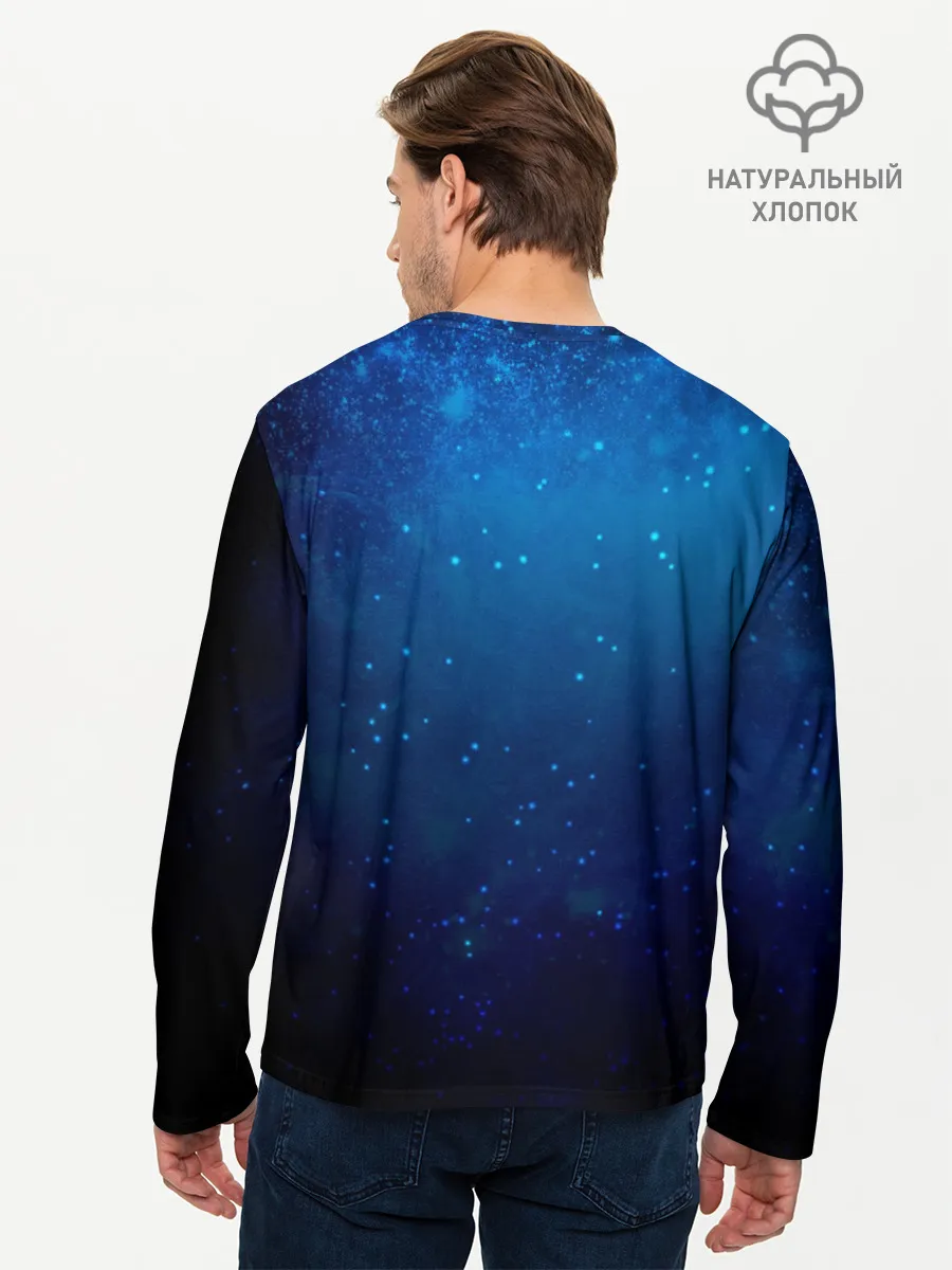 Мужской лонгслив базовый / Водолей