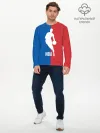 Мужской лонгслив базовый / Эмблема NBA