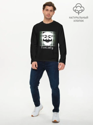 Мужской лонгслив базовый / Mr.Robot