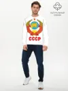 Мужской лонгслив базовый / Герб СССР