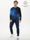 Мужской лонгслив базовый / Светящиеся фигуры