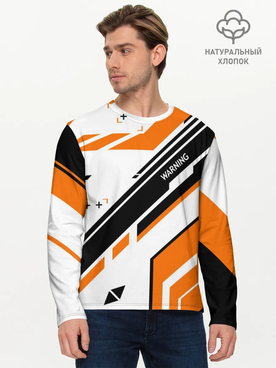 Мужской лонгслив базовый / cs:go - Asiimov P90 Style