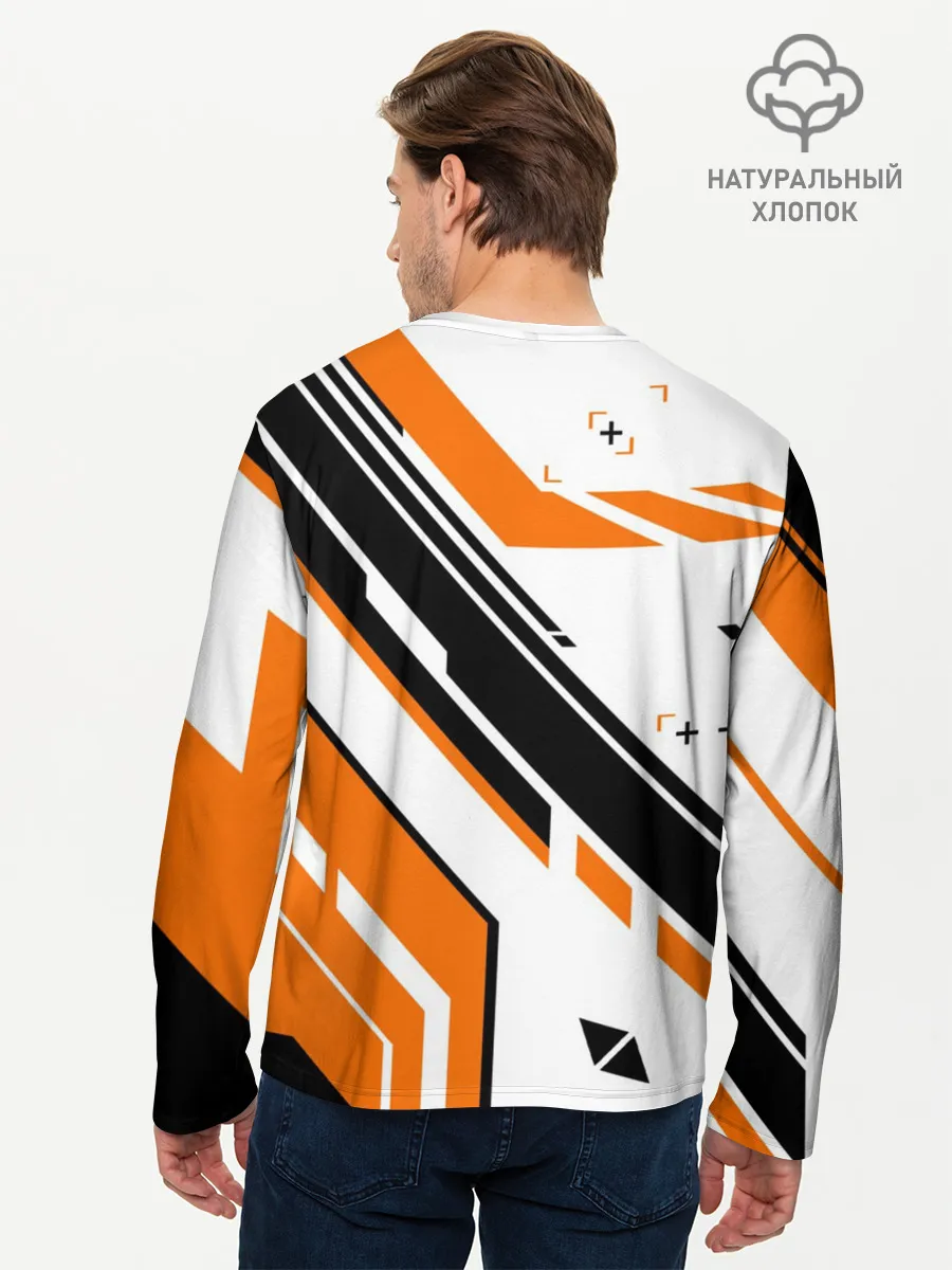 Мужской лонгслив базовый / cs:go - Asiimov P90 Style