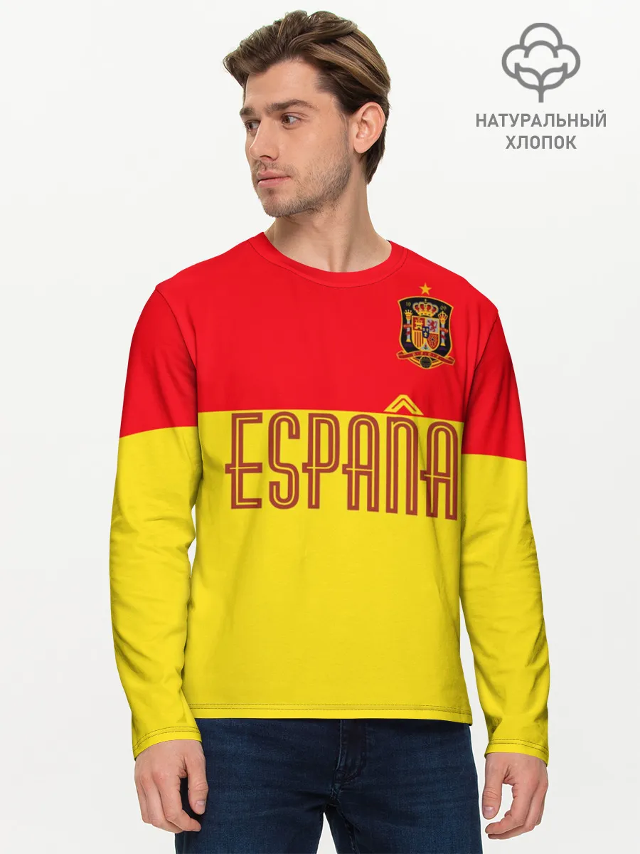 Мужской лонгслив базовый / Сборная Испании по футболу