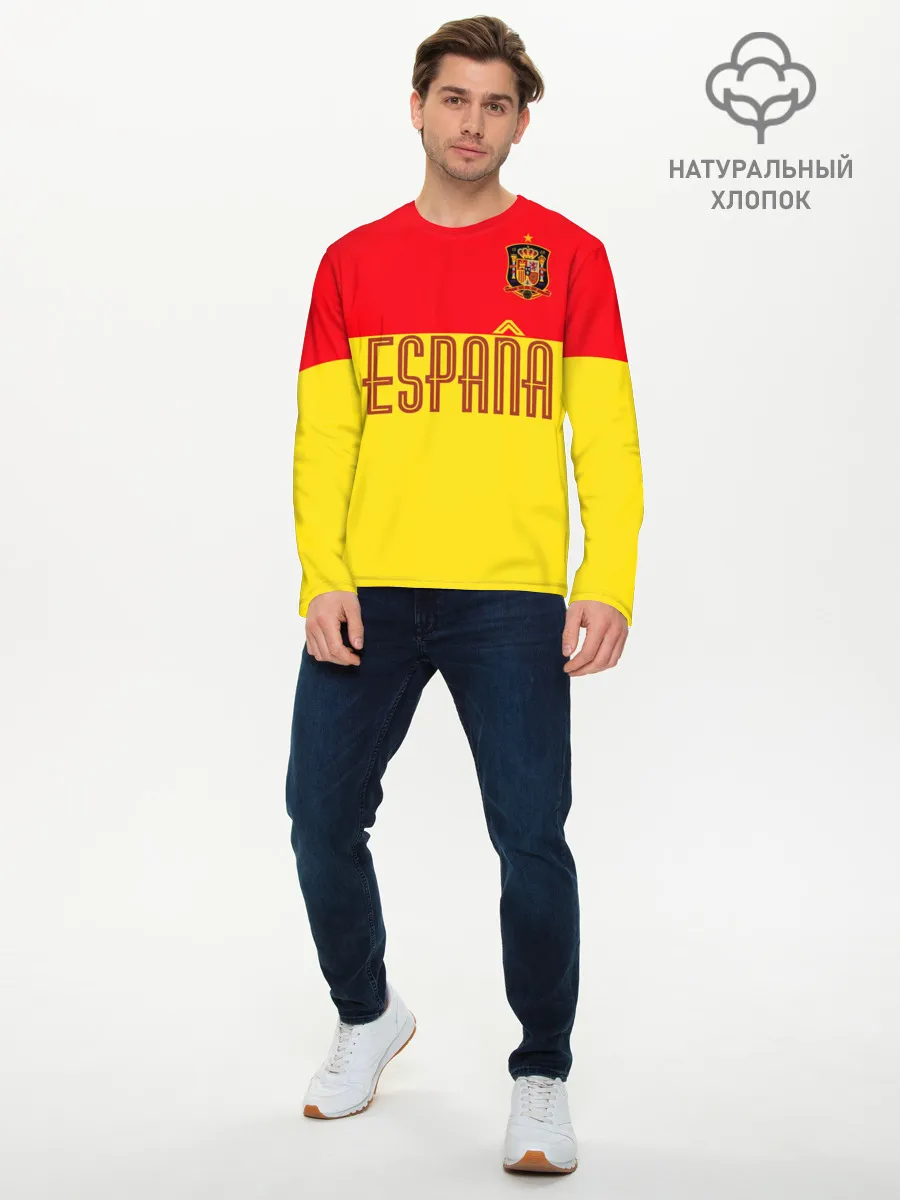 Мужской лонгслив базовый / Сборная Испании по футболу