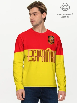 Мужской лонгслив базовый / Сборная Испании по футболу