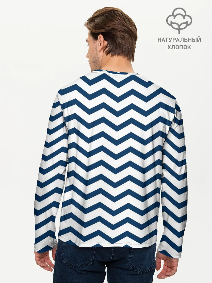 Мужской лонгслив базовый / ВМФ