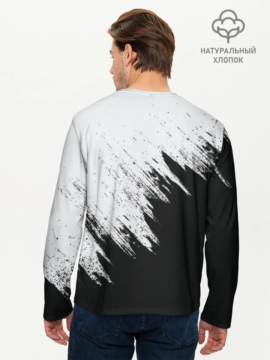 Мужской лонгслив базовый / Краска и ничего лишнего!