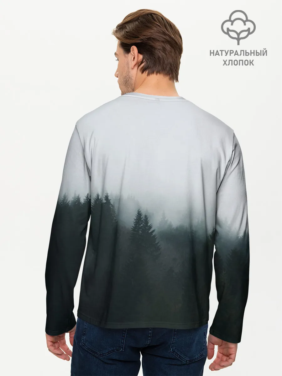 Мужской лонгслив базовый / Лес