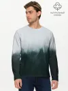 Мужской лонгслив базовый / Лес