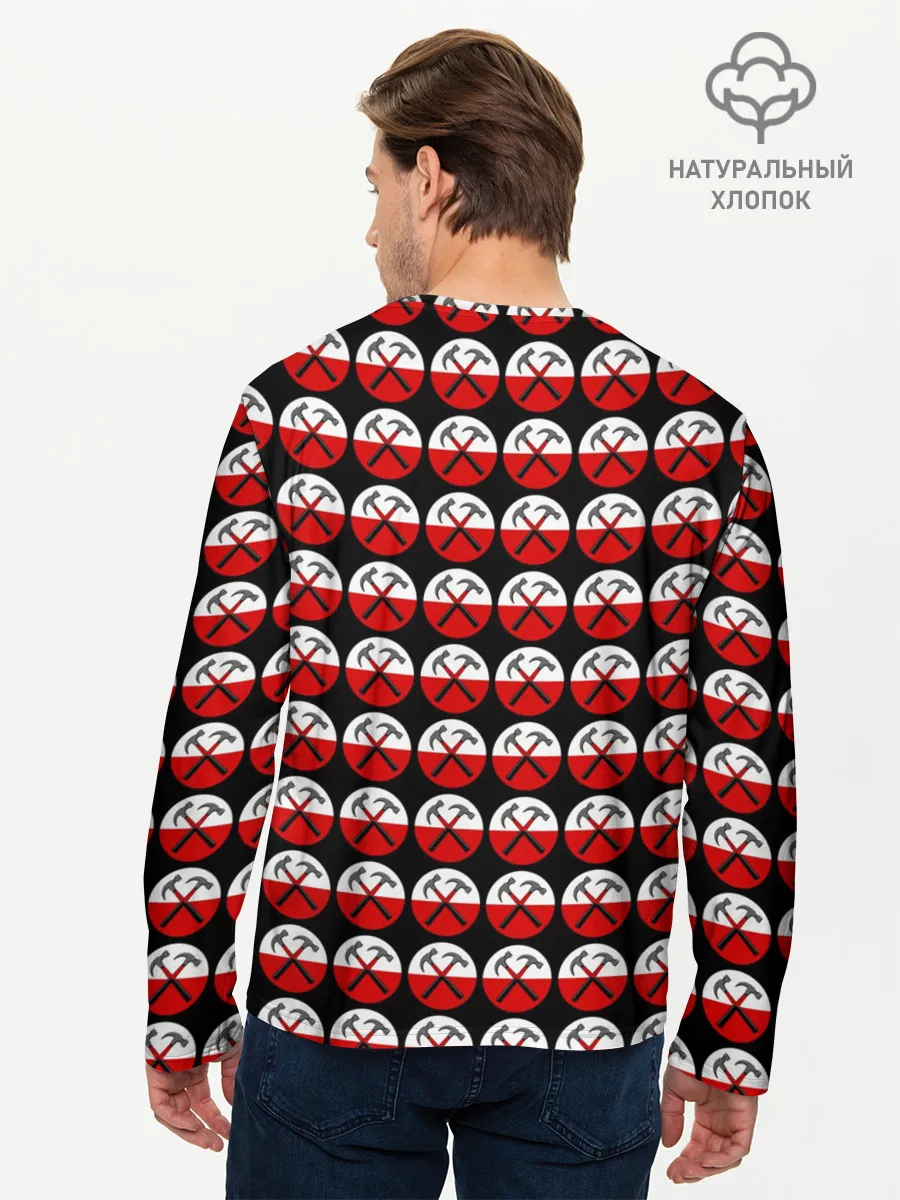 Мужской лонгслив базовый / Pink Floyd