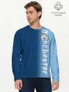 Мужской лонгслив базовый / Manchester city 2018 o
