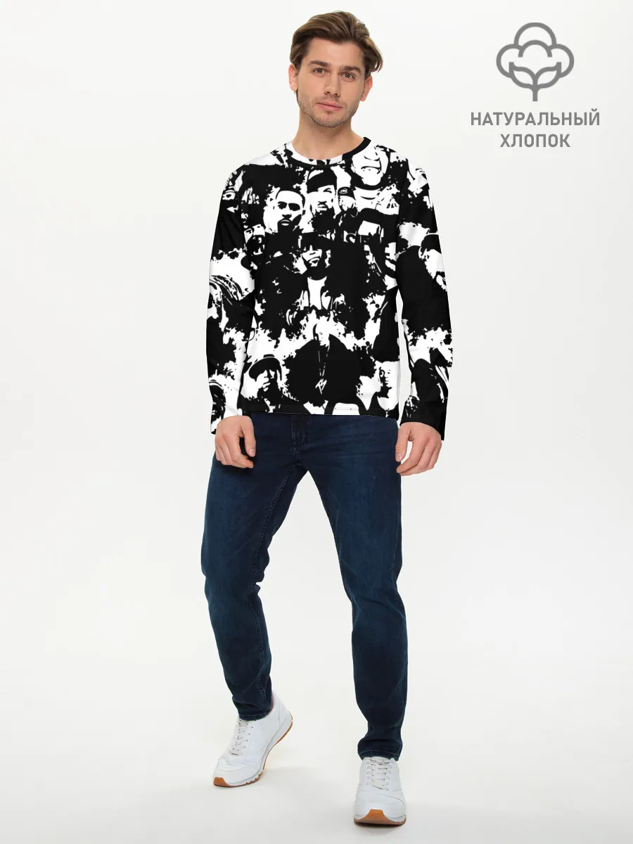 Мужской лонгслив базовый / ЛЕГЕНДЫ РЕПА