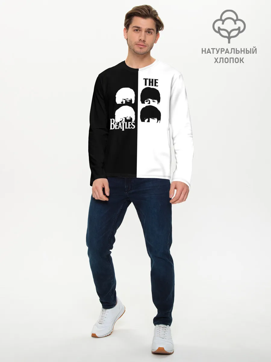 Мужской лонгслив базовый / The Beatles