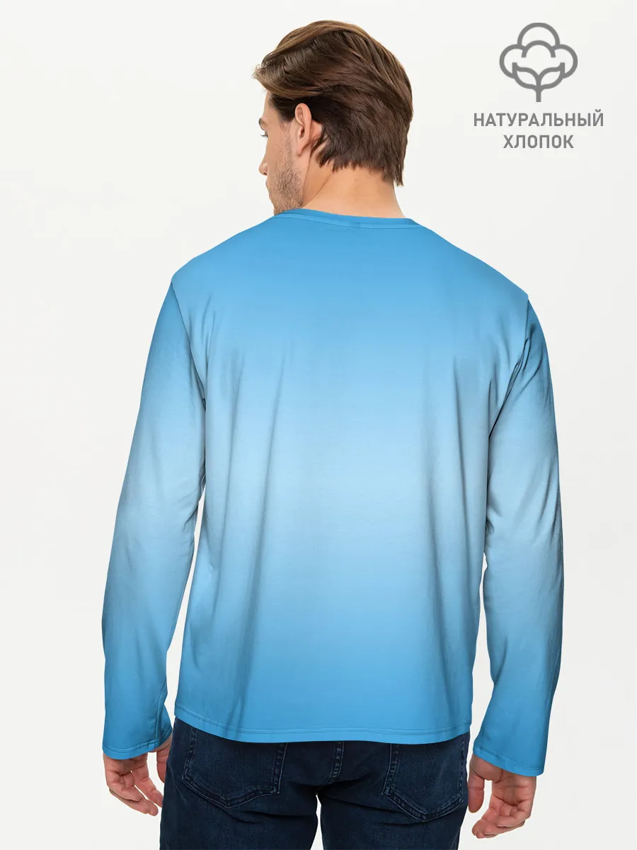 Мужской лонгслив базовый / Александр работник месяца