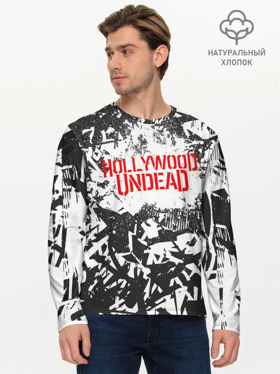 Мужской лонгслив базовый / Hollywood Undead