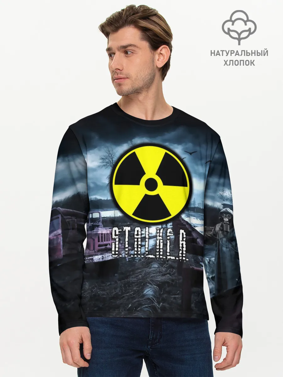 Мужской лонгслив базовый / S.T.A.L.K.E.R.