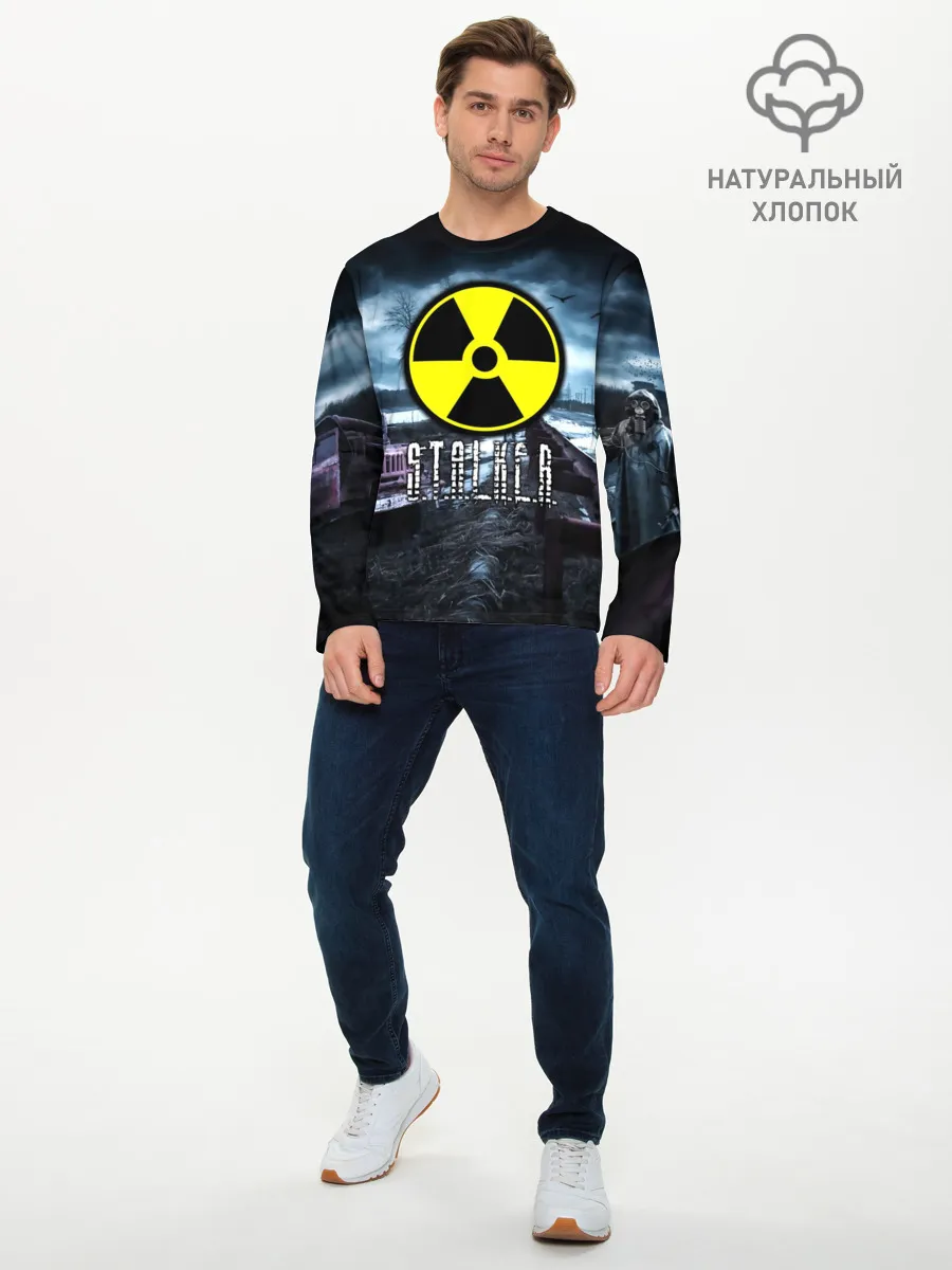 Мужской лонгслив базовый / S.T.A.L.K.E.R.