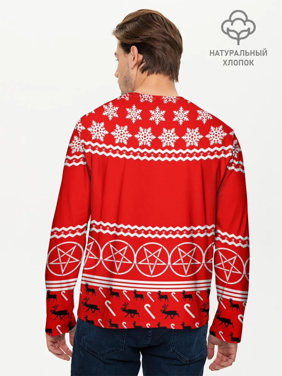 Мужской лонгслив базовый / Праздничный Slayer