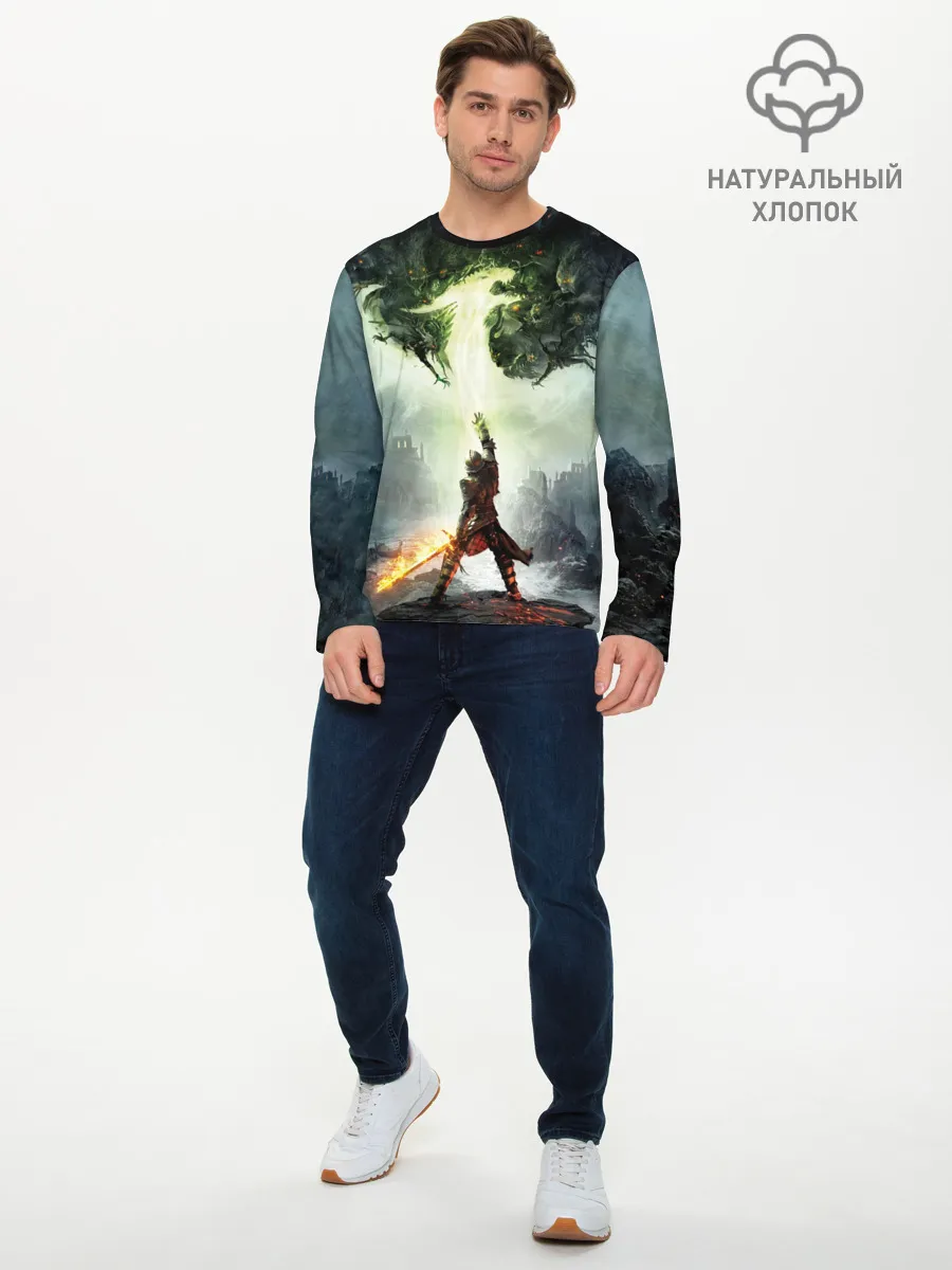 Мужской лонгслив базовый / Dragon Age: Inquisition