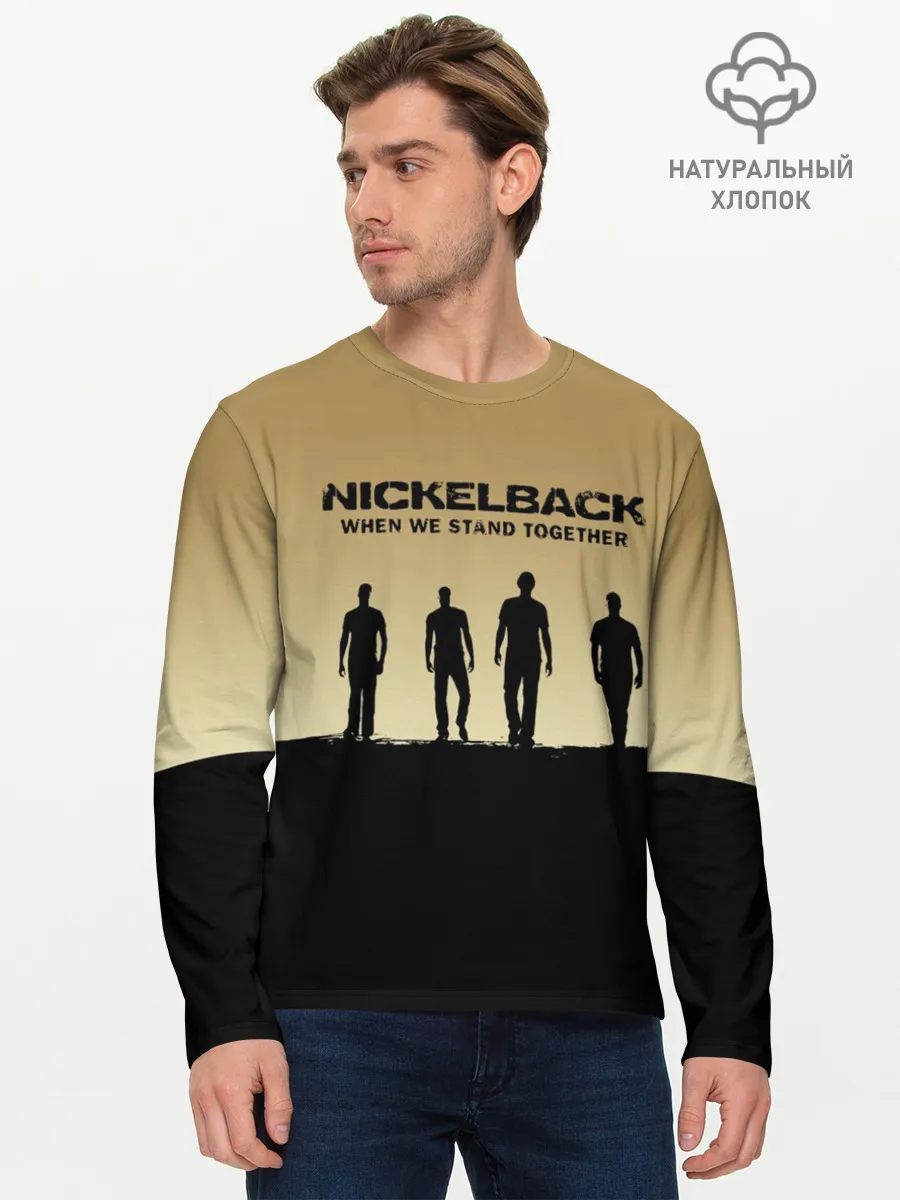 Мужской лонгслив базовый / Nickelback