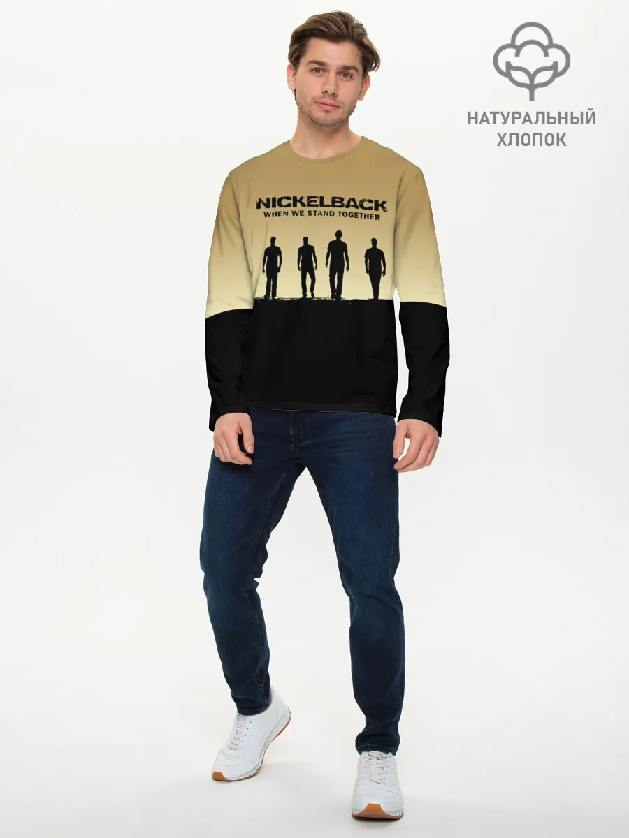 Мужской лонгслив базовый / Nickelback