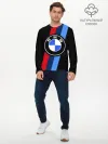 Мужской лонгслив базовый / BMW 2021 M SPORT / БМВ М СПОРТ