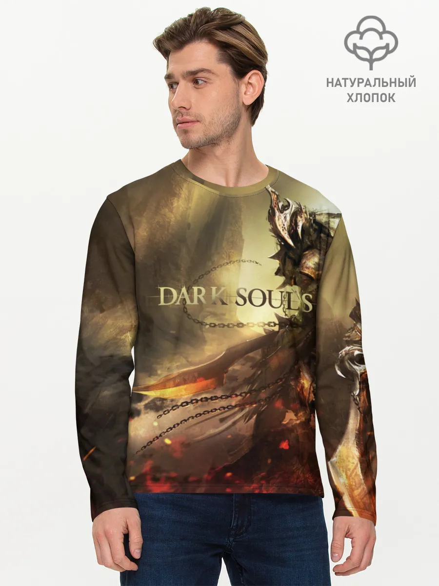 Мужской лонгслив базовый / Dark Souls