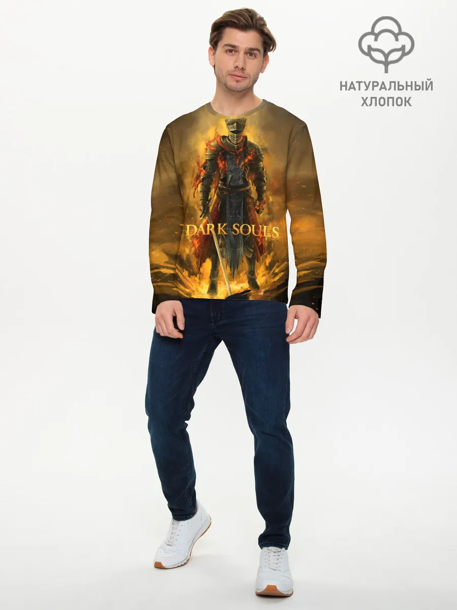 Мужской лонгслив базовый / Dark Souls