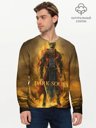 Мужской лонгслив базовый / Dark Souls