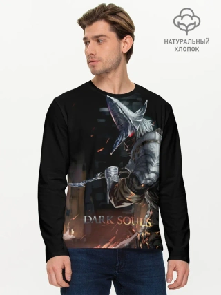 Мужской лонгслив базовый / Dark Souls