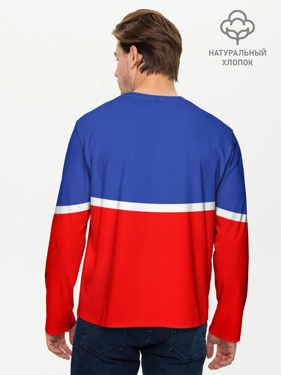 Мужской лонгслив базовый / Хоккеист Андрей