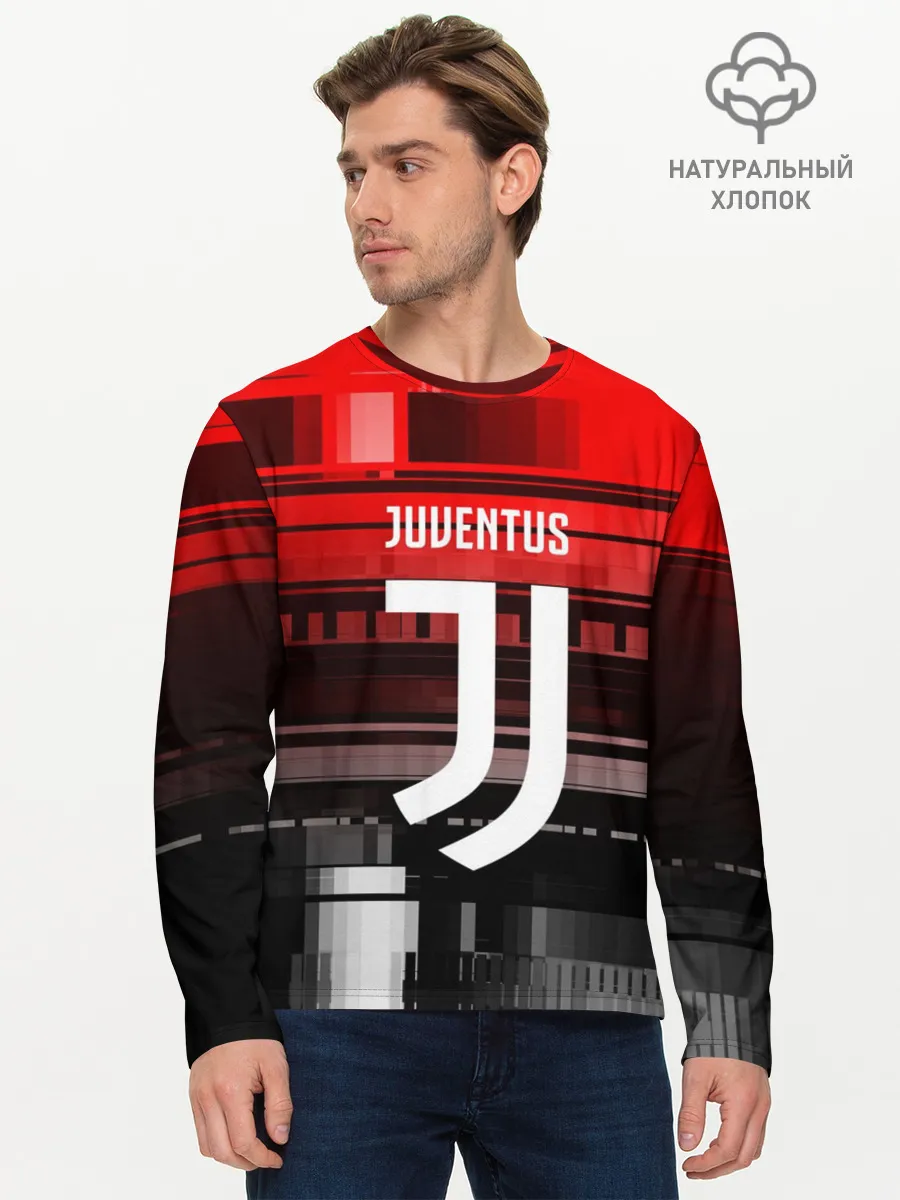 Мужской лонгслив базовый / Juventus