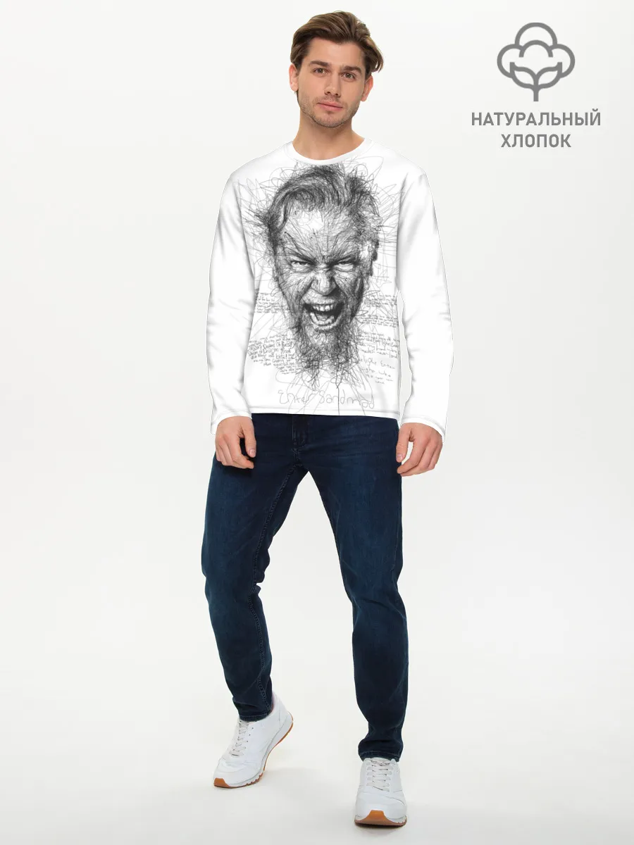 Мужской лонгслив базовый / Metallica James Alan Hatfield