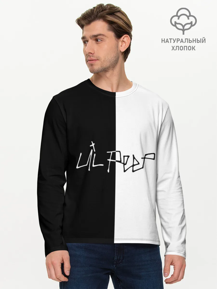 Мужской лонгслив базовый / Lil Peep