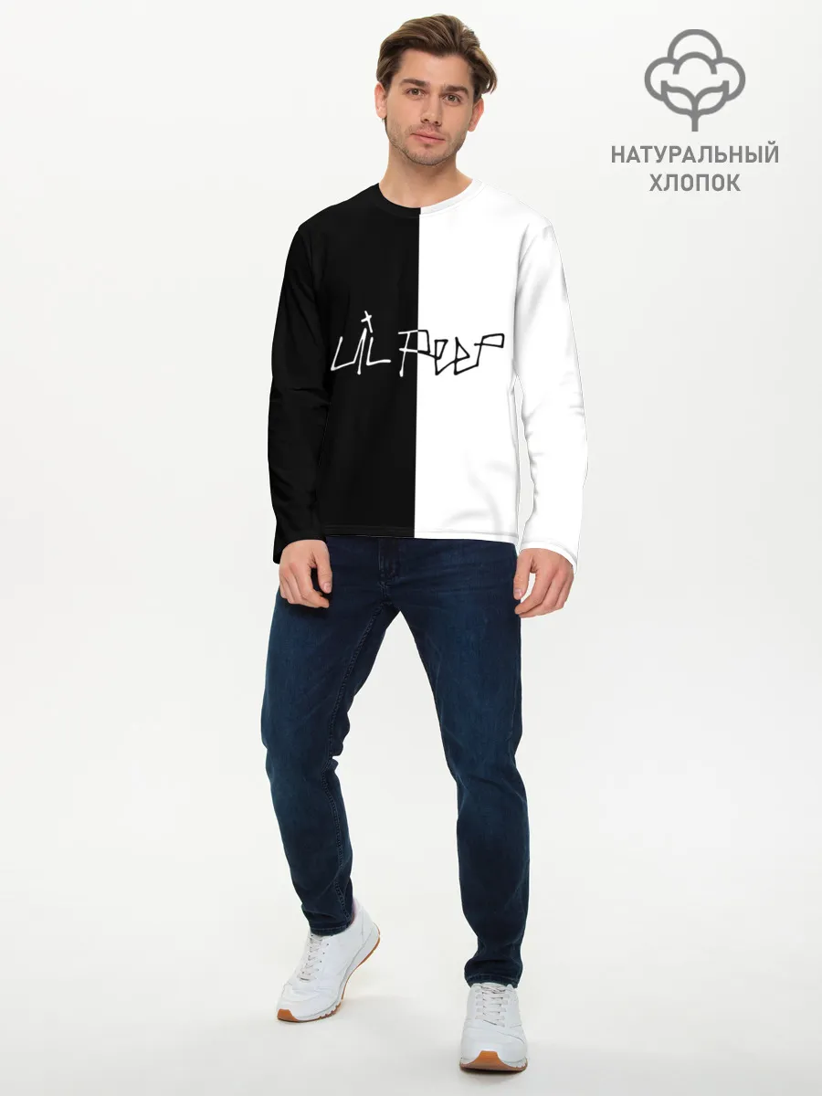 Мужской лонгслив базовый / Lil Peep