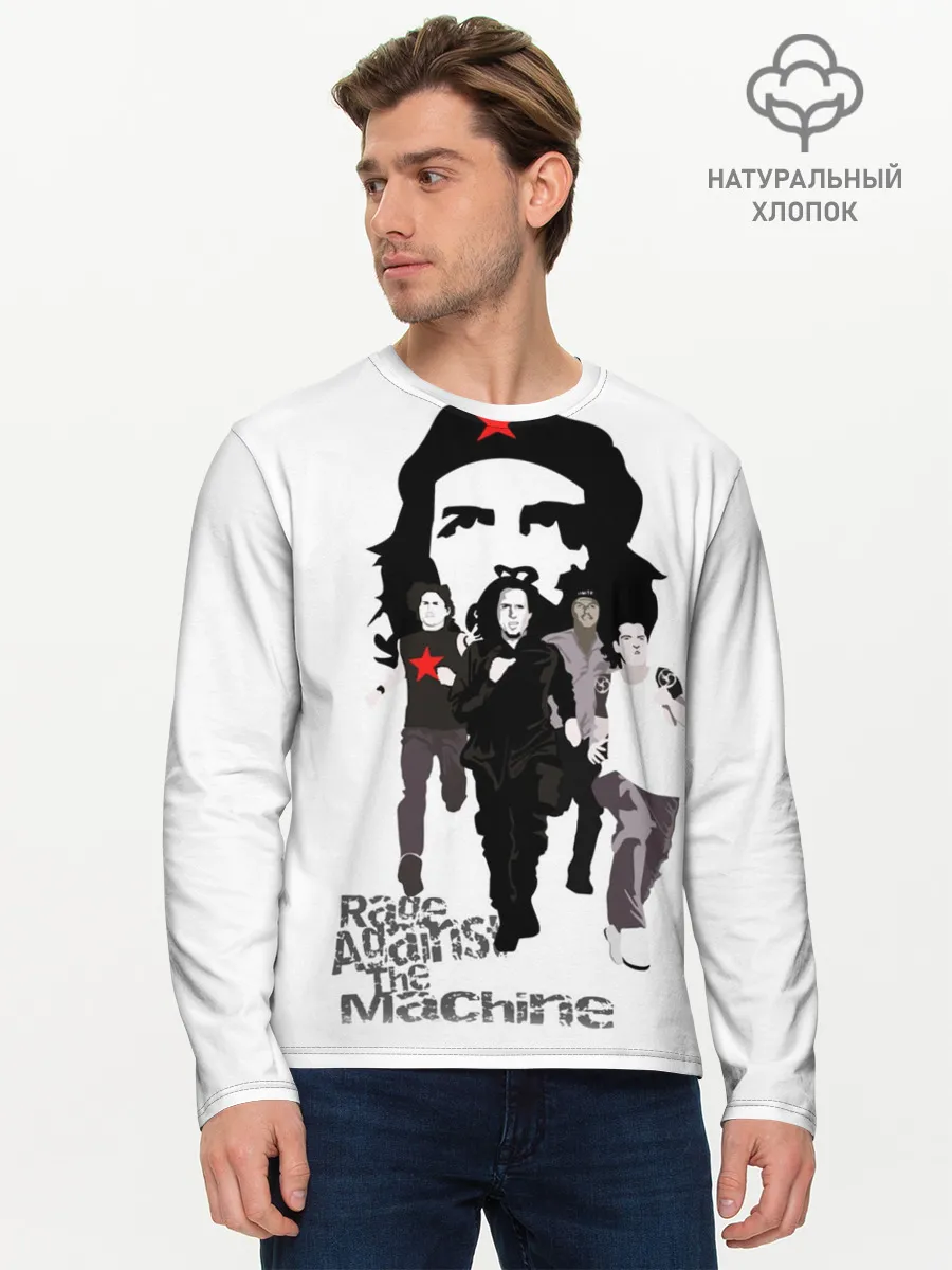 Мужской лонгслив базовый / Rage Against the Machine