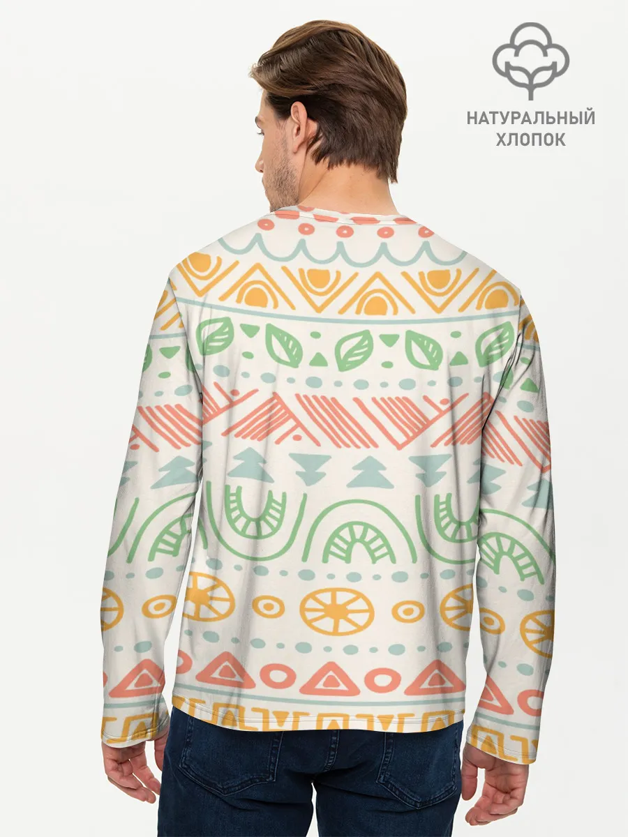 Мужской лонгслив базовый / Africa