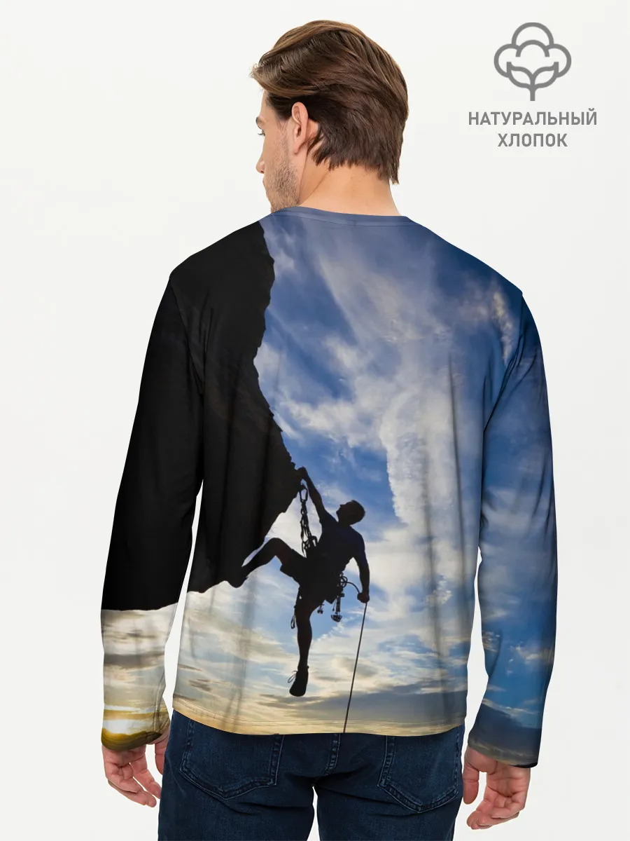 Мужской лонгслив базовый / climbing