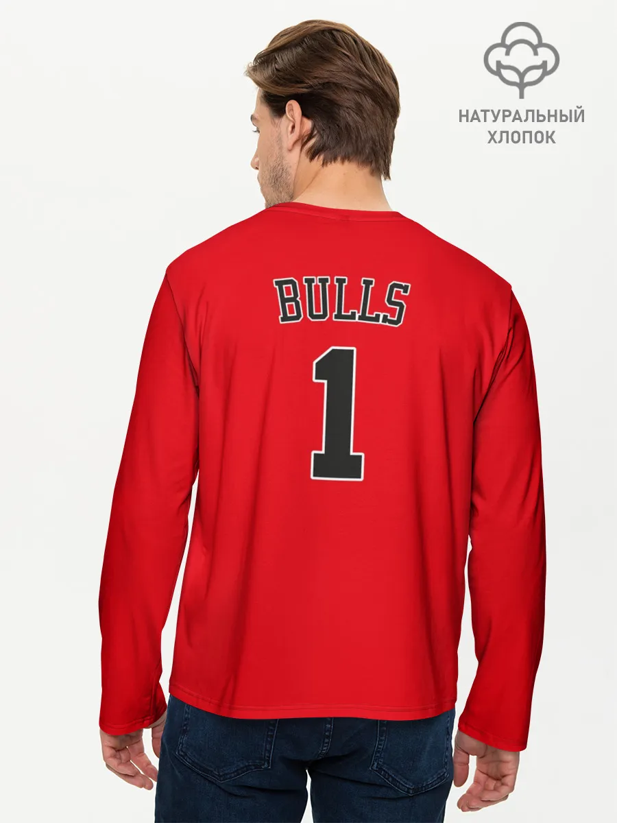 Мужской лонгслив базовый / Chicago Bulls