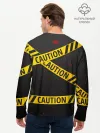 Мужской лонгслив базовый / Caution Style