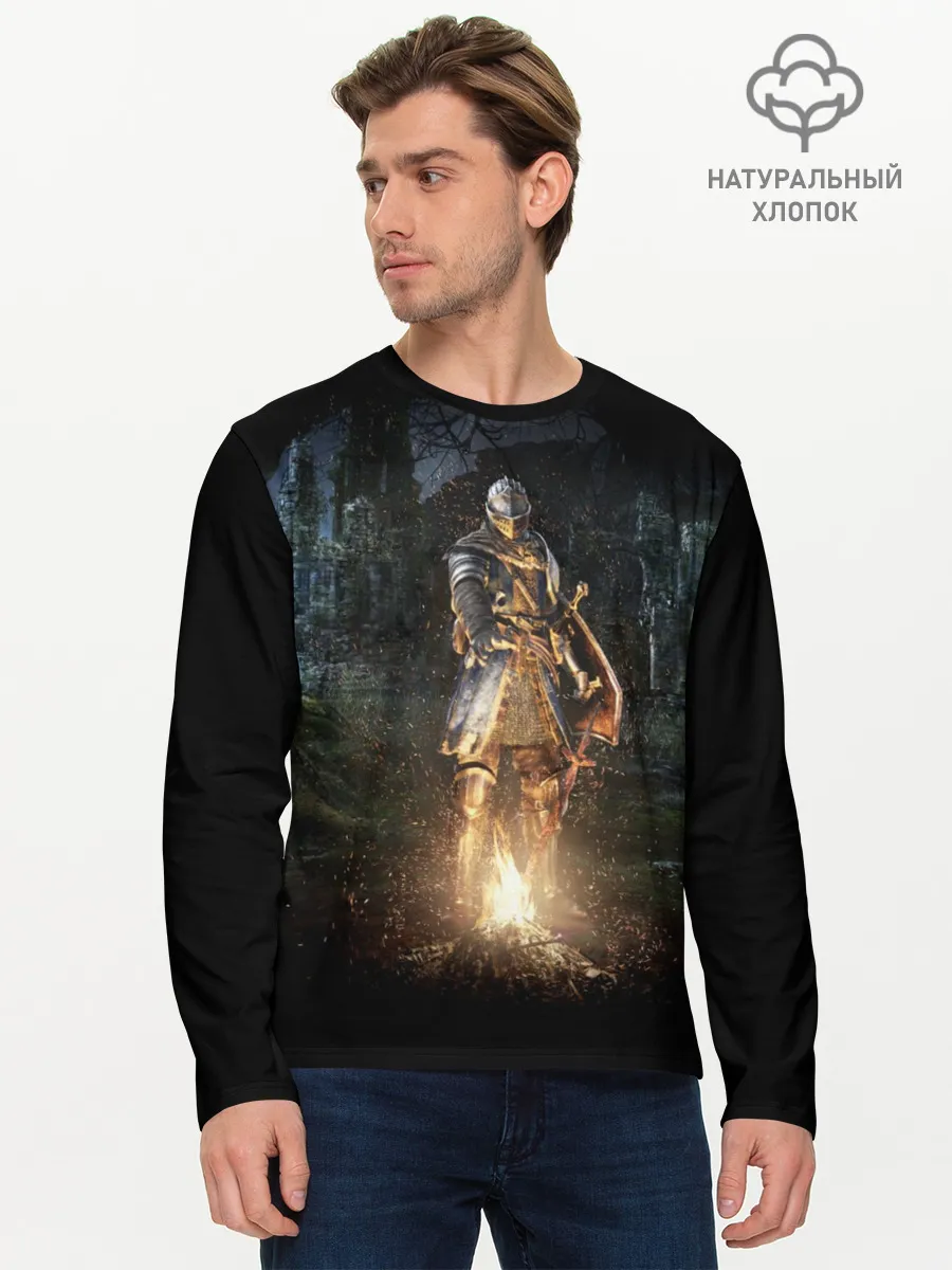 Мужской лонгслив базовый / Dark Souls